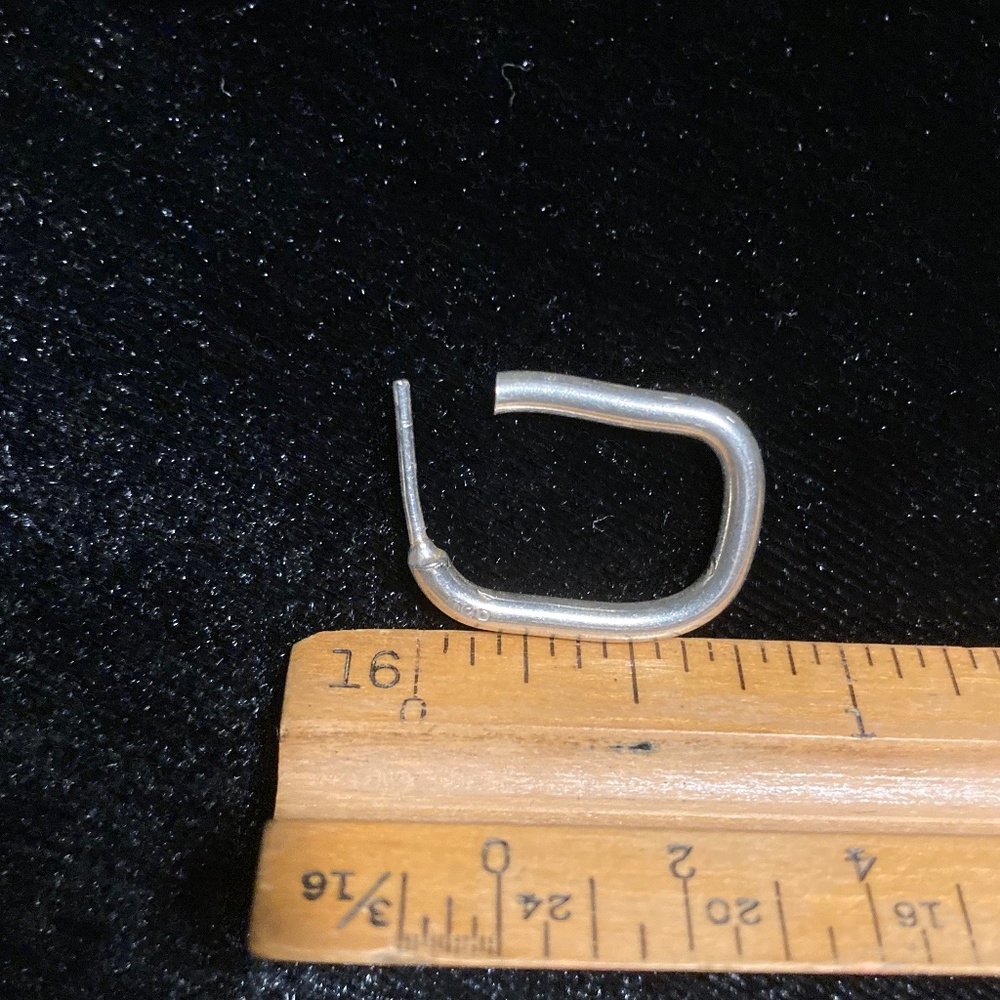 Silver Hoops, Large & Small - 3 Different Pairs - image 8